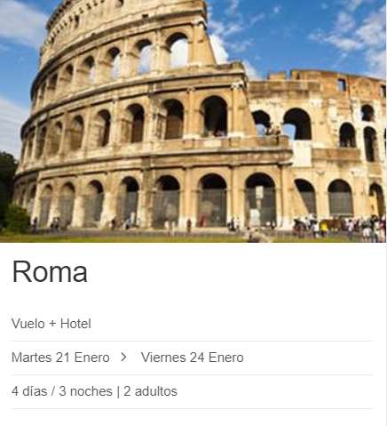 Enero 4 días en Roma 116€/p = 3 noches en hotel 3* con desayuno + vuelos desde Madrid