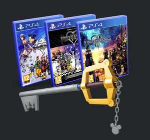 Kingdom Hearts III + Kingdom Hearts 1.5 - 2.5 Remix + El juego Kingdom Hearts HD II.8 + Replica Llave Espada del Reino