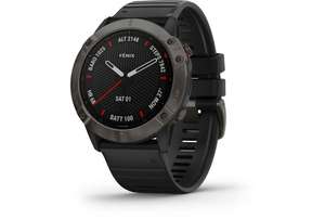Fenix 6X Sapphire DLC Multisport GPS Smartwatch, black/slate grey
