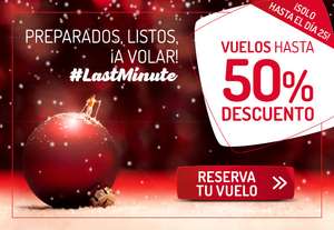 Iberia Express - Promoción #LastMinute - Hasta 50% de descuento