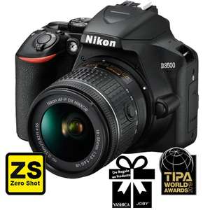 Cámara Nikon D3500 + Objetivo AF-P DX NIKKOR 18-55mm f/3.5-5.6G VR