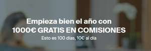Comisiones gratis (por reembolso) durante 100 días en DeGiro