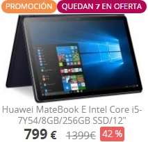 Tablet Huawei MateBook E (12" / Intel Core i5-7Y54 / 8GB / 256GB SSD)