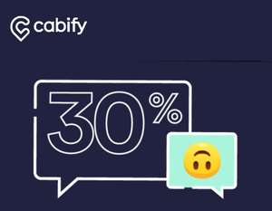 30% de descuento Cabify