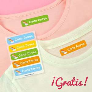 5 etiquetas para ropa GRATIS (0.49€ Envío)