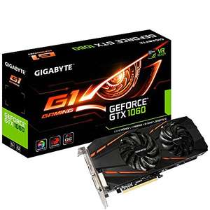 Gigabyte GeForce GTX 1060 G1 Gaming 6G (Rev. 2.0) GeForce GTX 1060 6GB GDDR5 - Tarjeta gráfica