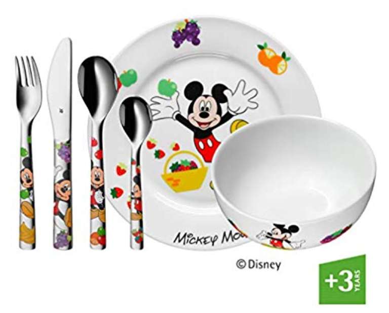 Vajilla para niños de Mickey mouse, 6 piezas