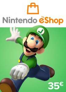 Tarjeta Nintendo eShop de 35 € por 30,99 €