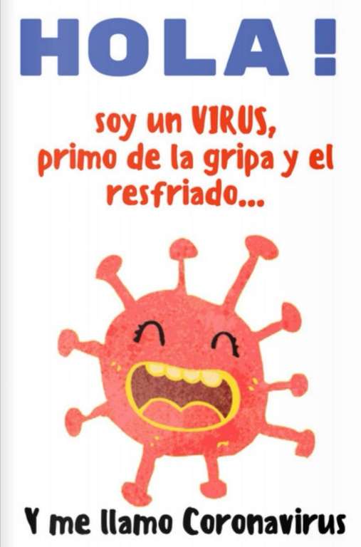 Libro Gratuito para niñ@s "Hola! Soy el Coronavirus .