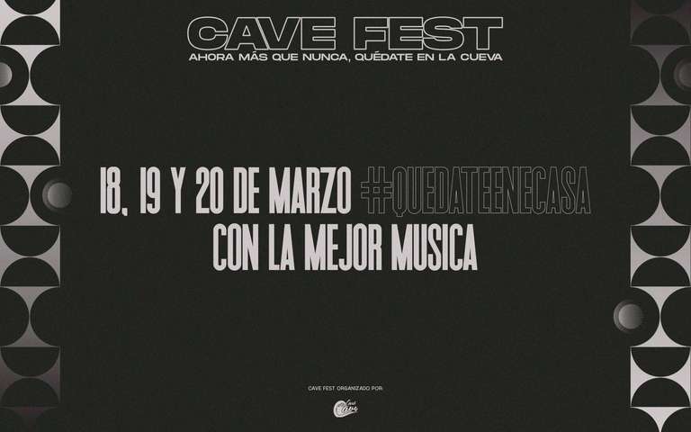 #CaveFest | Festival de música electrónica online