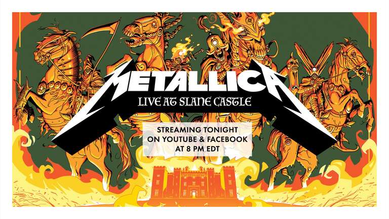 Conciertos de Metallica GRATIS todos los martes a las 1 A.M