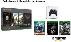 Pack Xbox One X 1TB + The Division 2 + Mando+ Resident Evil 2 + HellBlade Senua's sacrifice + Gears of War 4 + 1 mes Xbox Live Gold