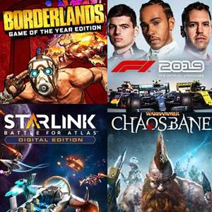 XBOX :: Juega Gratis F1 2019, Borderlands GOTY, Warhammer Chaosbane y Starlink