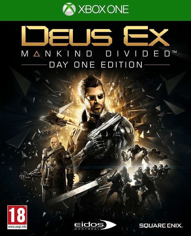 Deus Ex: Mankind Divided Day One Edition [Importación Inglesa] Xbox One