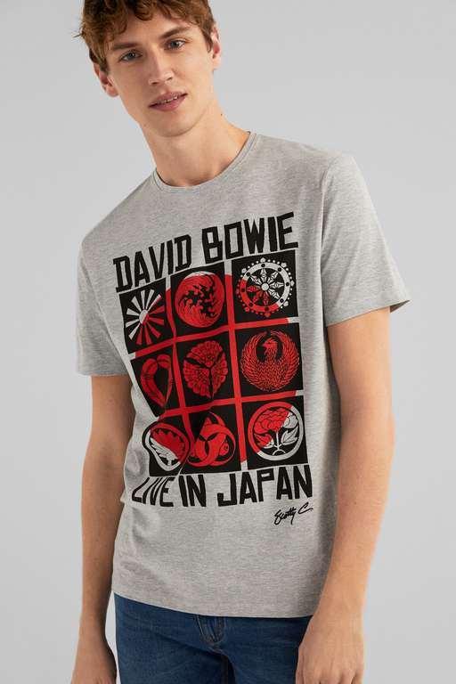 Camisetaza de Bowie Live in Japan a precio de risa