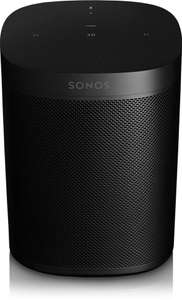Altavoz - Sonos One, Wi-Fi, Asistente virtual, Alexa, Google Assistant, Airplay 2 Negro