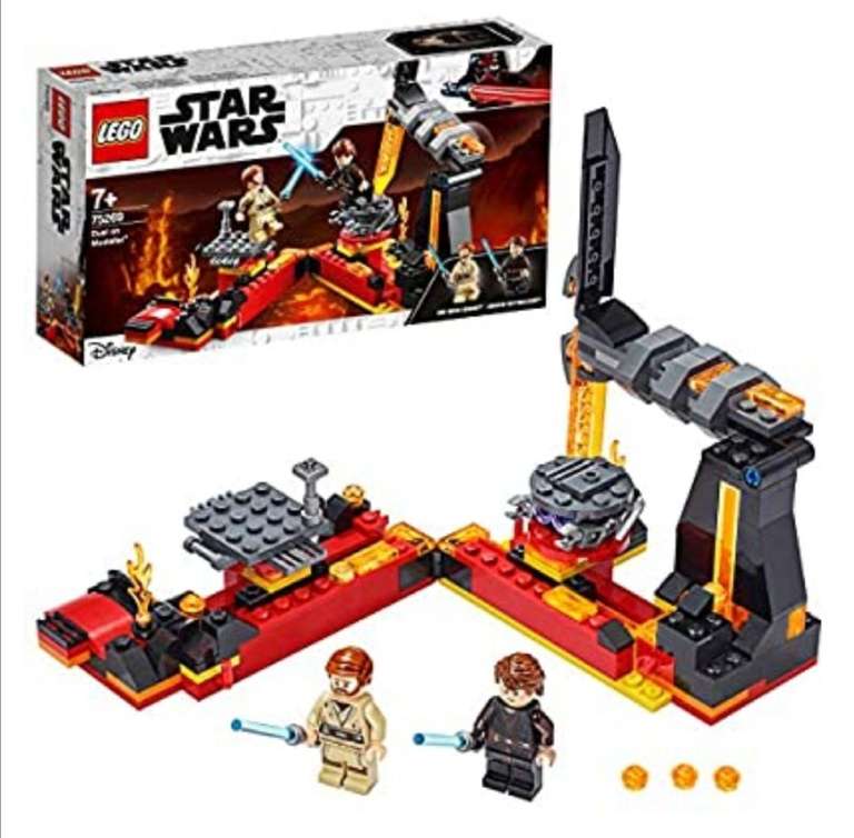 LEGO Star Wars - Duelo en Mustafar, Set de Construcción de la Película Guerra de las Galaxias, con Plataformas Giratorias Deslizante