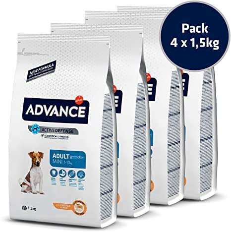 Advance Mini Adult Pack De 1.5Kg X 4