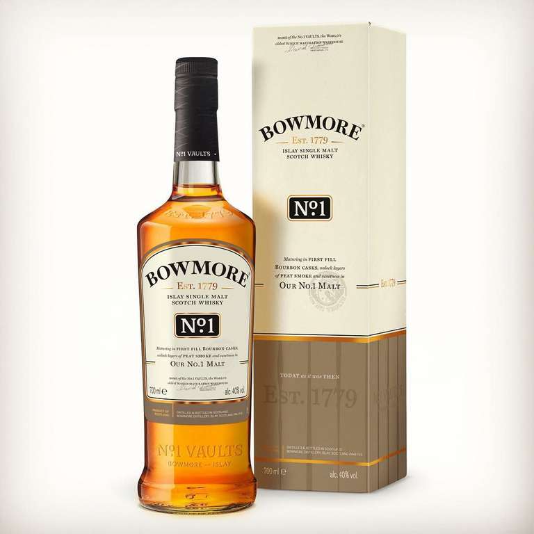 Bowmore No.1 Single Malt Whisky Escoces, 40% - 700 ml