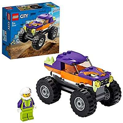 Lego Monster Truck Set de Construcción de un Camión con Espacio para Minifigura,