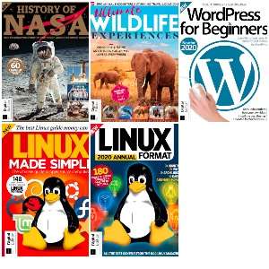 Gratis :: 5 revistas (Linux, Nasa, Wordpress, WildLife Experiences, English)