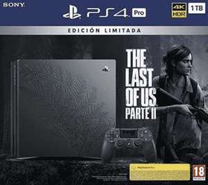 PS4 Pro 1TB Edición Limitada, DualShock 4, USB 3.0, HDMI, 4K y HDR (TV compatibles) + The Last of Us: Parte II (Canarias)