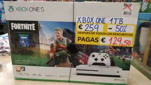 Xbox one S 1Tb (Carrefour Algeciras)
