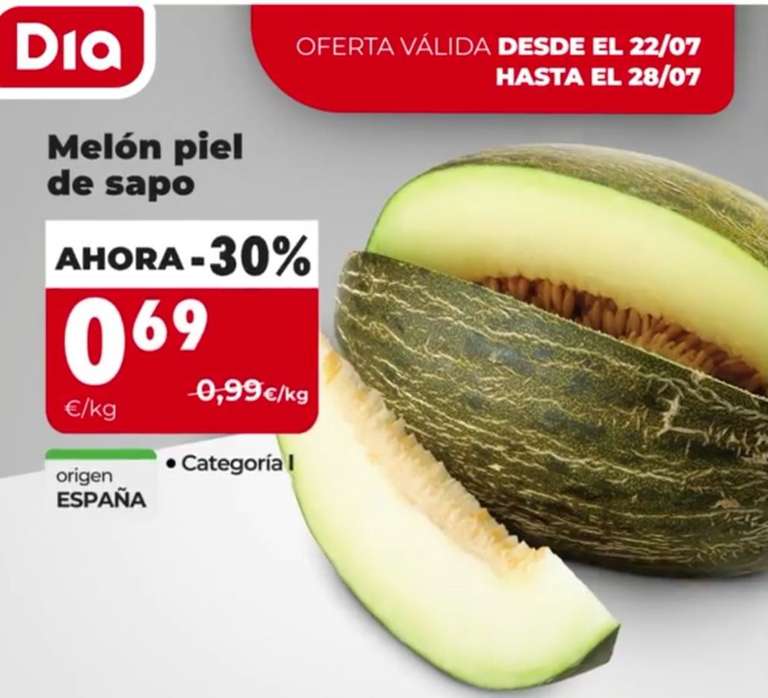 Melon supermercado Dia