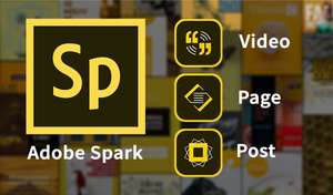 Adobe Spark Premium, gratis 2 meses