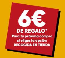 6€ de Descuento en Fnac al recoger gratis en tienda tu pedido on-line