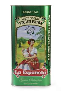 Lata de 5 litros Aceite Oliva Virgen Extra La Española