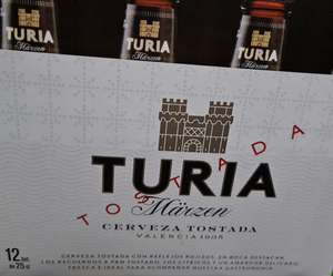 Cerveza Turia Marzen 12x25cl Mercadona Oropesa del Mar