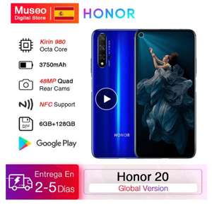 Huawei Honor 20. Desde España. Con servicios de Google. Gama alta a precio de gama media