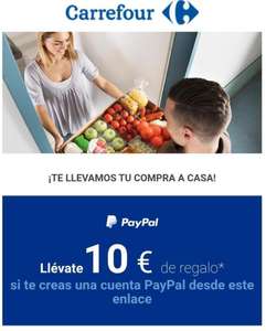 10 € Gratis Carrefour al Crear Cuenta PayPal