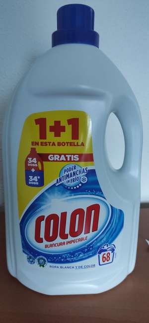 Detergente Colón gel activo 68 lavados (34+34, tienda física)