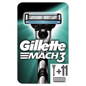 Gillette Mach3 Maquinilla de Afeitar + 11 Cuchillas de Recambio