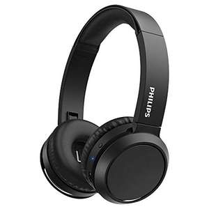 Philips Auriculares Bluetooth, On Ear Bass Boost, 29 Horas de autonomía, Carga rápida, Aislamiento acústico, Diseño Plegable