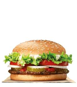 Whopper gratis al suscribirse al programa de fidelización My Burger King