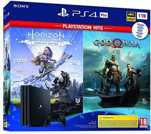 Consola - PS4 Pro 1TB + God of War + Horizon: Zero Dawn Complete