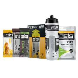 Pack SIS incluye 6 geles + barrita + recovery + electrolitos + botella ENVÍO INCLUIDO