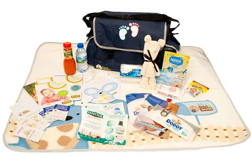 Canastilla gratis con productos para tu cuidado y el de tu bebé