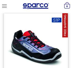 Zapatos de seguridad marca Sparco a mitad de precio