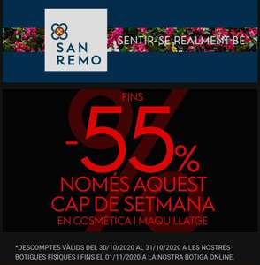 Ofertas hasta -55% perfumerías San Remo