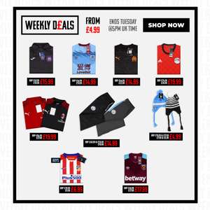 Ofertas de la semana en Classic Football Shirts