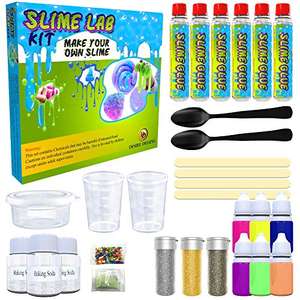 Desire Deluxe Fábrica para Hacer Slime DIY | Kit con Todas Las Cosas para Niños de 4 5 6 7 y 8 años