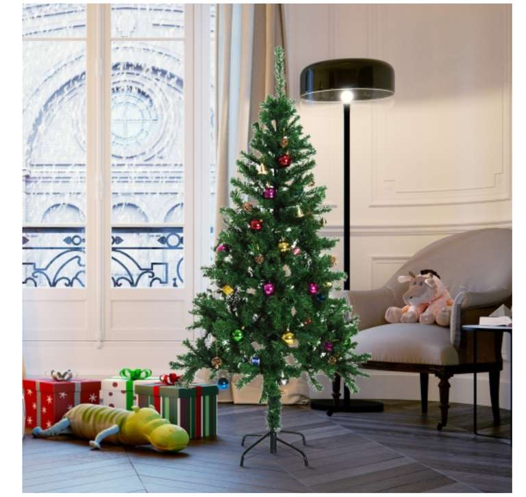 Árbol Navidad 150cm + 48 adornos