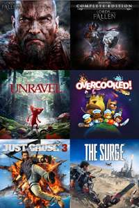 PS4: Lords of the Fallen 3,19€, Unravel 3,99€, Overcooked 3,99€, Just Cause 3 3,99€ y The Surge 4,99€