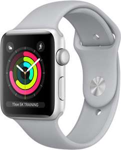 Black Friday Apple Watch Series 3 GPS, 38 mm, Caja de aluminio gris espacial y correa deportiva negro