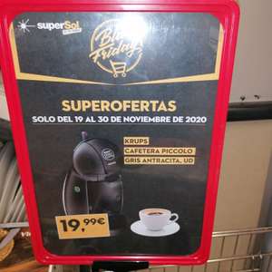 Cafetera Krups dolce gusto por 19,99€ en Supersol