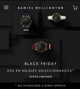 Relojes Daniel Wellington -50%